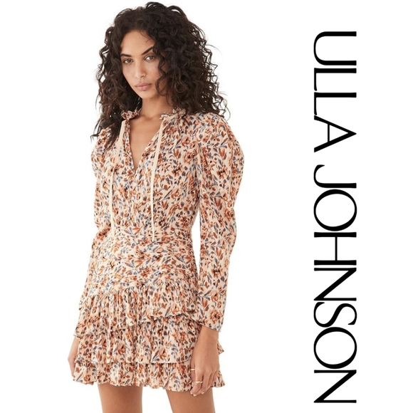 Ulla Johnson Dresses & Skirts - Ulla Johnson Women's Marielle Dress, Pearl, Off White, Floral, 14